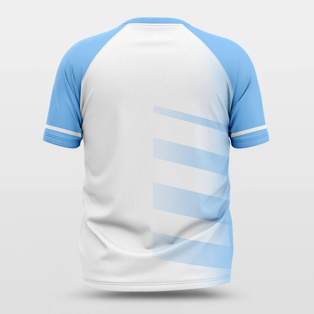 Blue Lake - Customized Short Sleeve Jersey Loose Shoulder