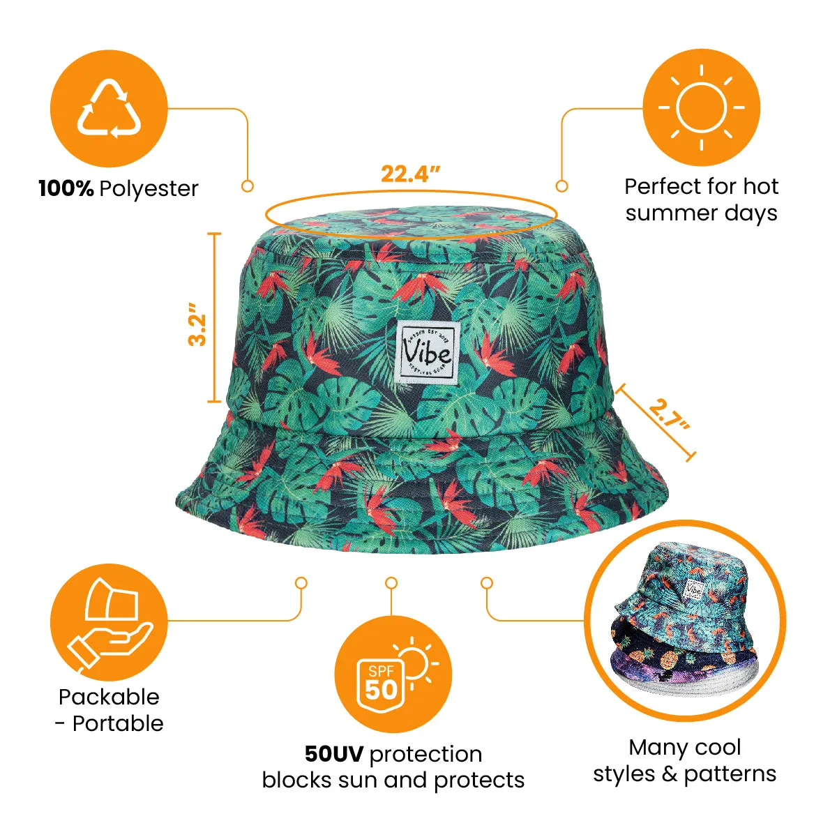 Bucket Hat - Hawaii