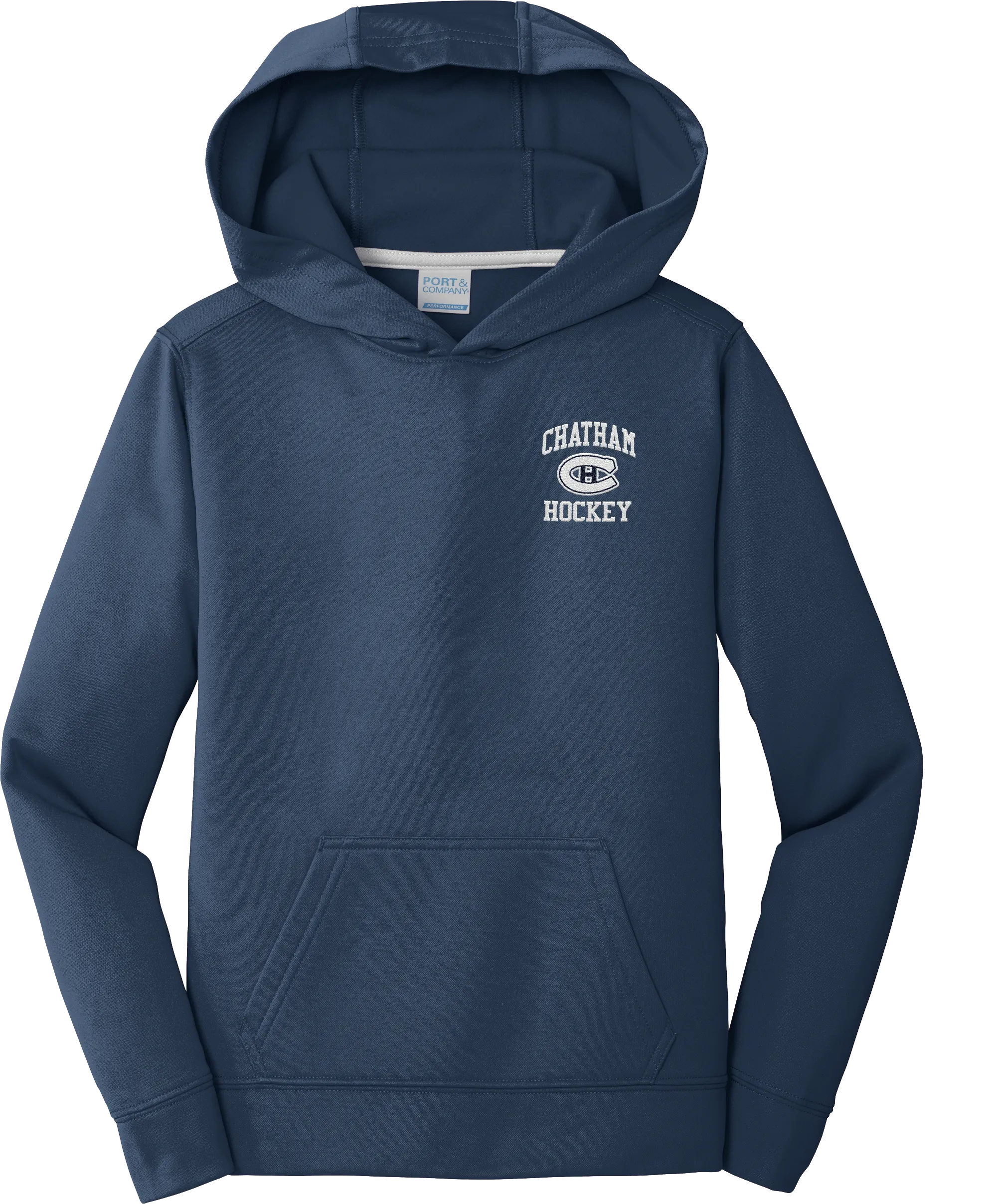 Chatham Hockey Youth Performance Fleece Pullover Hooded Sweatshirt