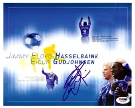 Eidur Gudjohnsen Autographed 8x10 Photo Barcelona PSA/DNA #U54802