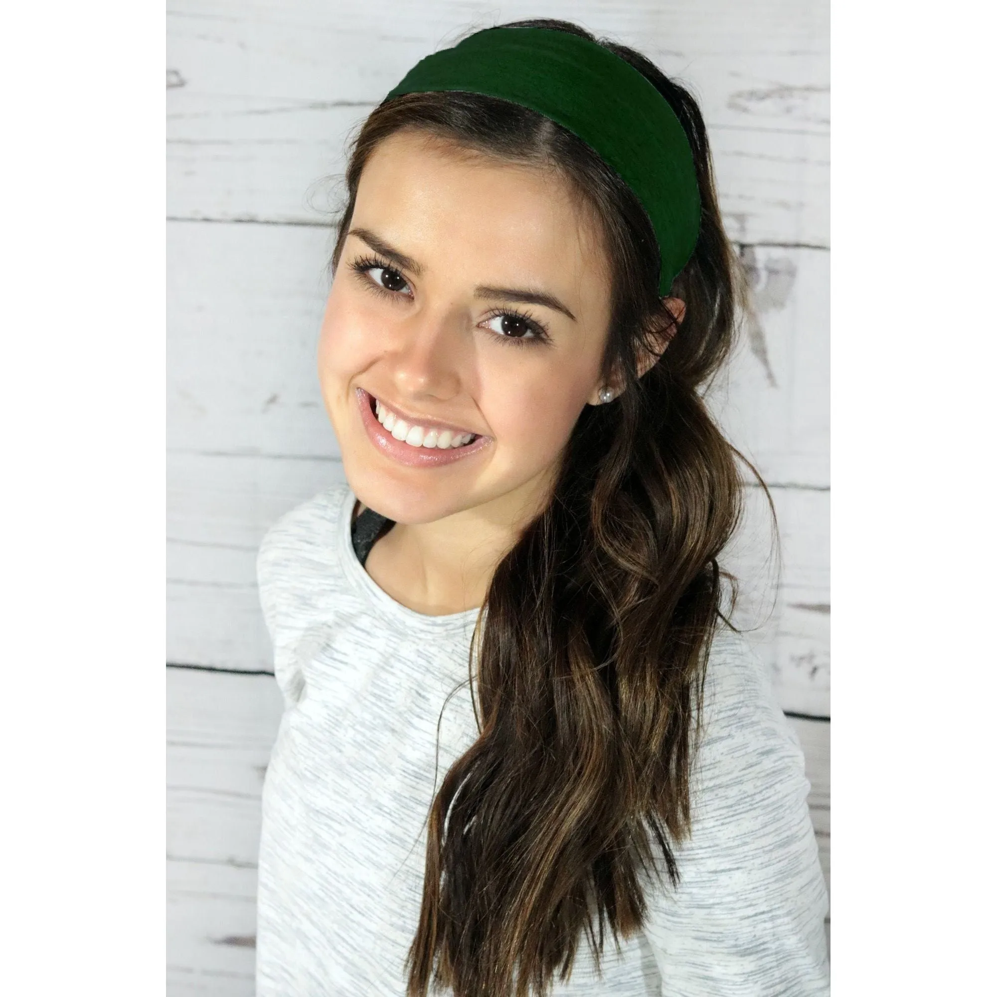 Forest Green Cotton Headband