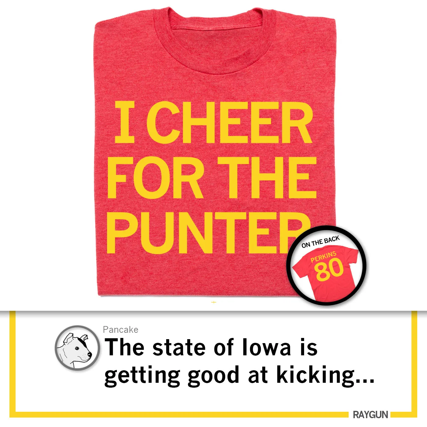 I Cheer For The Punter Red