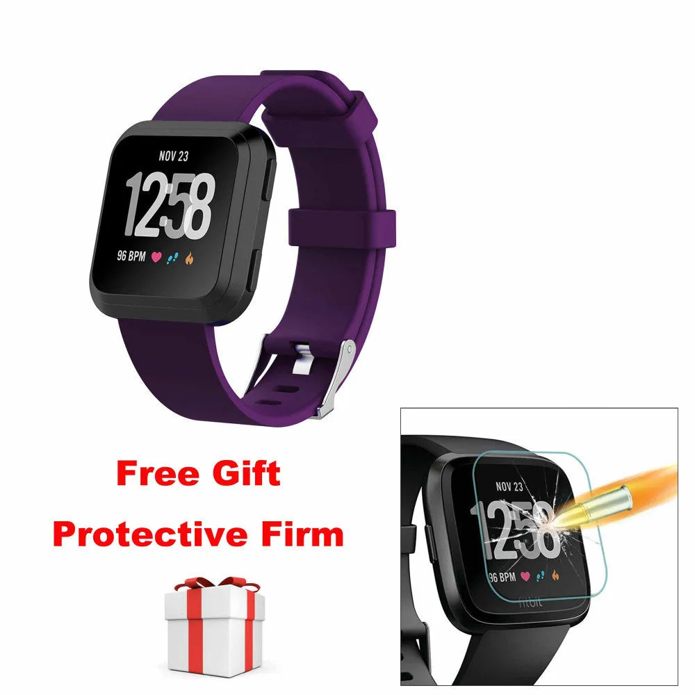 Replacement Band For Fitbit Versa/Versa Lite Starp Soft Silicone Waterproof Wrist Accessories Strap For Fit bit Versa Bracelet