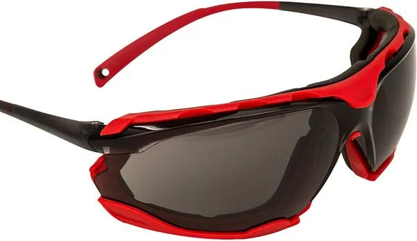 StealthX Indoor/Outdoor Safety Sunglasses with Corded Ear Plugs, Anti-Fog