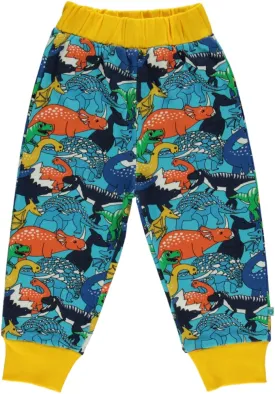 Sweatpants with dinosaurs