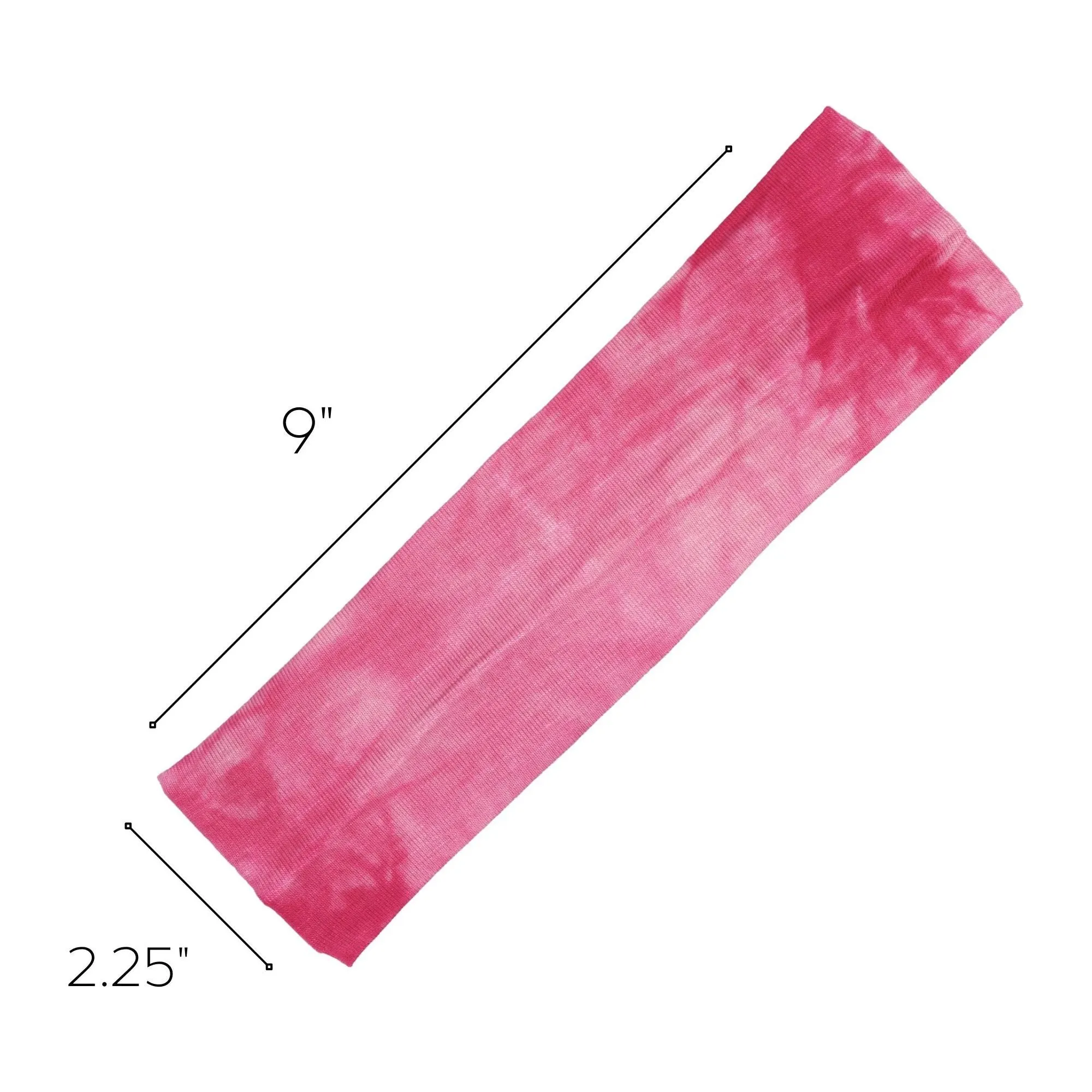 Tie-Dye-Pink Cotton Headband