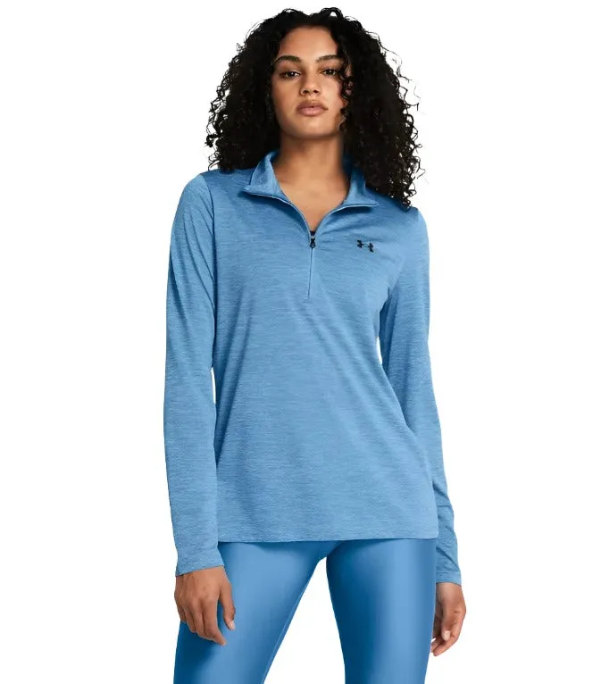 Under Armour Womens Sweatshirt Tech Twist ½ Zip Viral Blue