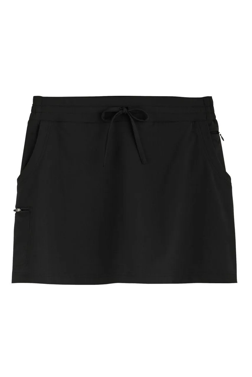 Women's Mendocino Travel Skort  |  Black